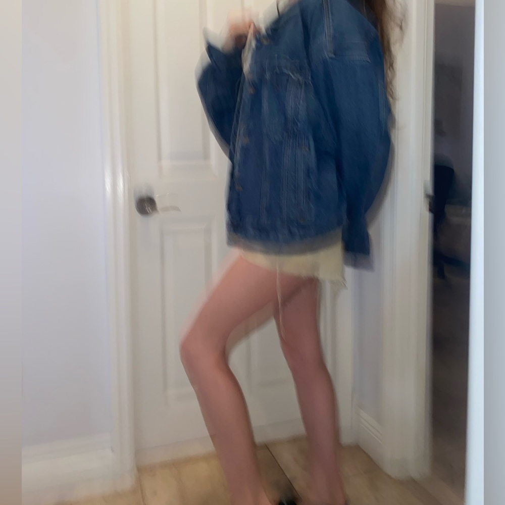 COPY - RARE AUTHENTIC CALVIN KLEIN 80s trucker jacket ladies oversized xl RARE … - Picture 13 of 16